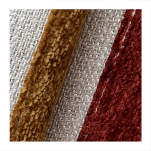 Fashion Stripe Jacquard Polyester Fabric for Chair Sofa Furniture and Bedding