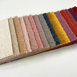 Fashionable Sofa Boucle Fabric Woven Boucle Fabric Textile Upholstery Fleece Wool Polyest Fabric for Sofa