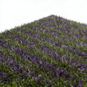 Fast Drainage Striped Synthetic Lawn Low Maintenance Artificial Carpet for Rooftop Terrace