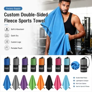 Fast Dry Sweat Micro Fiber Workout Camping Climbing Running Hiking Travel Beach Towels Breathable Outdoor Sport Camping Towel