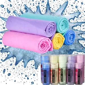 Fast Drying Cham Towel Shammy Cloth Super Absorbent Magic Cleaning Cloth for Car Wash Quick Dry PVA Kanebo Knitted