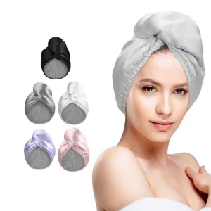 Fast Drying Natural Magic Quick Dry Personalized Microfiber Curly Hair Wrap Towels Colorful Turban Towel Hair Wrap Towel