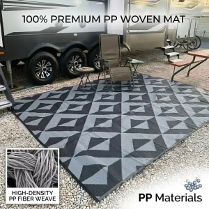 Fast Shipping Camping Outdoor Carpet Rug Residential Backyard PP Materials Camping Sleeping Mat Eco Friendly Outdoor Runner Rugs