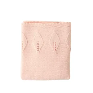 Faux Cashmere Knitted Infant Blanket Extra Soft Thermal Washable Year Round Toddler Knit Swaddle Throw Coverlet for Kids Bed