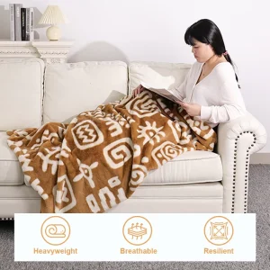 Faux Fur Blankets Support Custom Service Winter Luxury Super Soft Warm Faux Rabbit Fur Throw Blanket for Bed
