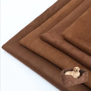 Faux Leather Upholstery Home Textile Knitted Suede 100%poly Microfiber Suede Fabric for Sofa and Shoes