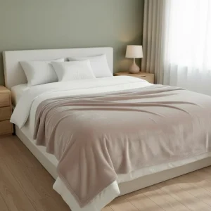 Fei Yue 100% Polyester Super Soft Warmer Comforters Custom Plush Blanket Single Light Blankets