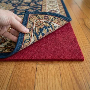 Felt Carpet Padding 3 to 10mm Heat Activated Adhesive Non Skid Moisture Absorbing Custom Floor Protector Roll