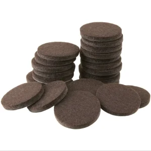 Felt Furniture Pads Premium Furniture Feet Wood Floor Protectors Protect Your Hardwood & Laminate Flooring Brown and Beige