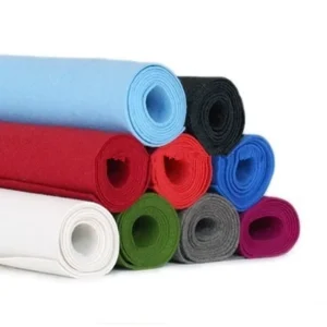 Felt Material Durable Felt Fabric Colorful Plain Customized Size Felt Sheets for Craft and Daily Use