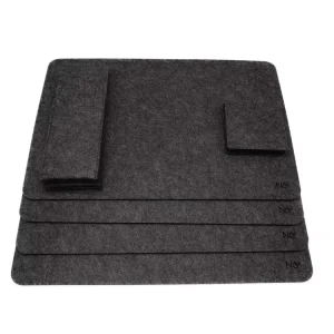 Felt Placemat coaster Cutlery Pocket Set 4 Pack Felt Placemats