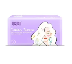 Feminine Dry Wipe Makeup Removal Cotton Disposable Towel Tissue 20CMx20CM
