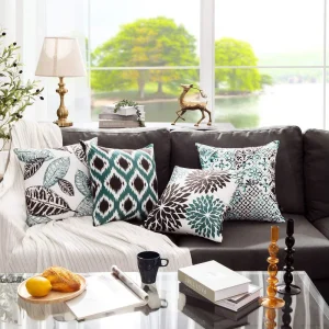 Festival Celebrities Patterns Style Throw Pillow Case Boho Design Cushion Cover Indoor Decor 4 PCS Decorations Farmhouse 100%