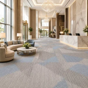 Fire Certified B1 Grade Safe Eco Friendly Carpet for Public Office Hotel Engineering Project