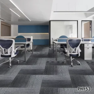 Fire Resistant Long Runner Carpet Office Building Hallway Wall to Wall Floor Mat