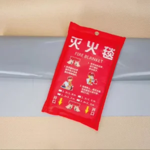Fire Suppression Blanket High Temperature Resistant Fiberglass Fire Blanket For Office Camping Kitchen and Emergency Safety