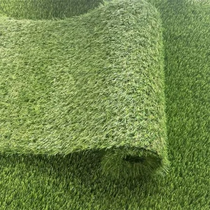 Fireproof Artificial Grass Carpet Waterproof Durable Eco Friendly Landscaping Greenery Outdoor Decoration 5 Years 30mm