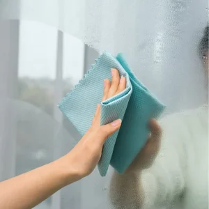 Fish Scale Microfiber Cleaning Cloth Streak Free Lint Free Diamond Towel for Glass Window Mirror Car Kitchen Polishing Wiping