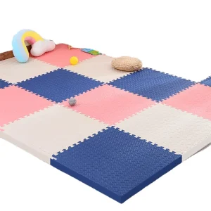 Fitness Mat Baby Foam Play Mat Thickened Non-Toxic Puzzle Tiles Interlocking Crawling Mat Soft Floor Padding for Kids & Toddlers