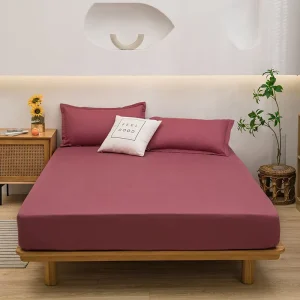 Fitted Bed Sheets king Size Elastic Single Queen Size Double Fit Sheet Set
