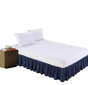 Fitted Double Skirting Bed Sheet Sets Hotel Bed Skirts