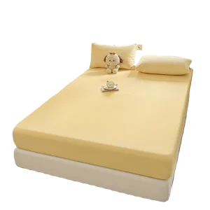Fitted Sheet with All Around Elastic Hotel Grade Skirt Style Easy Care Long Lasting