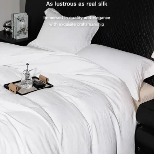 Five Star Hotel Guesthouse Linens Pure Cotton Washable Bedding Sets Satin Quilted Jet Satin Weave Four Season Universal Set