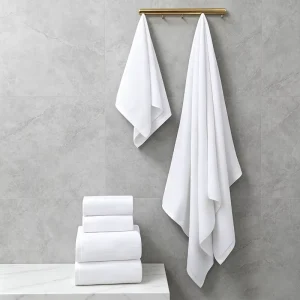 Five Star Hotel Towels Long Staple Cotton Blend Woven Quick Dry Bath Face Square Thickened Towels for Homestay Beauty Salons