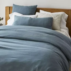Five Star Hotel White Bedding Set 100% Linen Bed Sheet Set Bed Linen