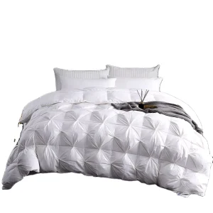 Five star Hotel Bedding Down Comforter 95 White Goose Down All Quilted Duck Down Duvet Core Winter Twisted Flower Duvet