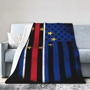 Flag of Cape Verde Fashion Flannel Sofa Blanket Household Siesta Blanket for All Seasons