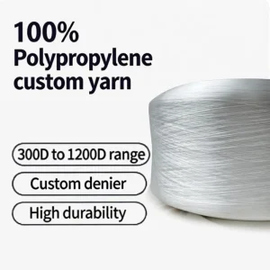 Flame Retardant 100% Polypropylene FDY Yarn OE Technics 150D-1200D Denier for Fire Resistant Clothing and Textile Weaving