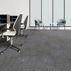 Flame-Retardant Commercial Carpet Tiles with Low VOC for High-Traffic Public Spaces