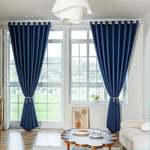 Flame Retardant Hotel Fire Resistant Room Darkening Drapery Blackout Curtain