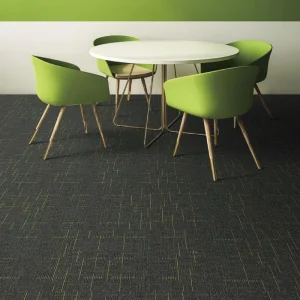 Flame Retardant Solution Dyed Nylon Print Carpet Tiles Interlocking Carpet Tiles