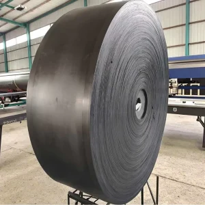 Flame Retardant Whole Core Rubber Conveyor Belt Heat Resistant Stainless Steel Woven Belt Adjustable Speed