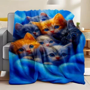Flannel Fleece New Year Gift Blanket Soft Solid Color Large Warm Holiday Throw for Bed Sofa Home Decor OEM Custom