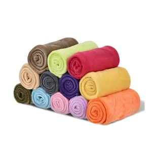 Flannel Throw Blankets Multi color Lightweight Flannel Blanket for Home Bedroom Office Warm Soft Throws