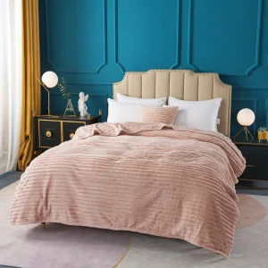 Fleece Bed Blanket Oversize Super Soft Warm Thick Plush Throw Lightweight Cozy Couch Throw Blankets