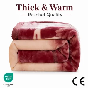 Fleece Blanket Bulk Gift Double Layer Warm Thick Cover Blanket Winter Factory Direct Sale Raschel Blanket