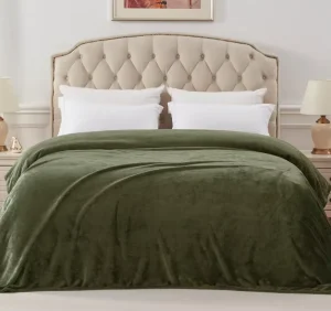Fleece Blanket Double Size for Bed Super Soft and Warm All Season Use Cozy Plush Lightweight 230×168 CM