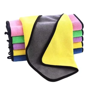Fleece Car-Specific Towel Soft and Safe for Car Use Sanitary Square Design