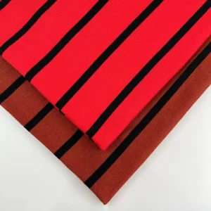 Flexible Knitted Fabric 49% Rayon 27% Polyester 21% Nylon 3% Spandex for Women Dress or Clothes