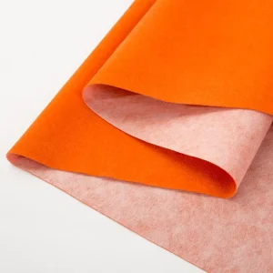 Flocked Fabric Knitted Polyester Stretch Soft #2