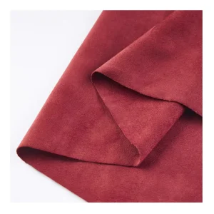 Flocked Suede Fabric Polyester for Sofa