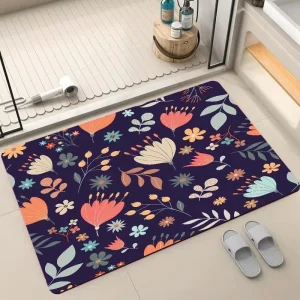 Floor Mat Diatom Mud Pad Super Absorbent Bath Pad Anti Slip Carpet Mats Home Area Diatomite Bath Mat Carpet