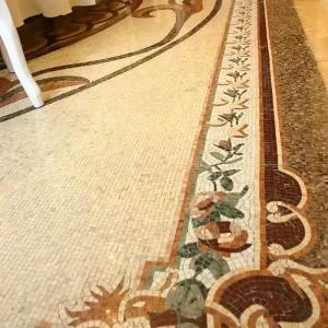 Floor Tiles Marble Mosaics Floral Patterns for Hotel Lobby Villa Grand Hall Entrance Decor