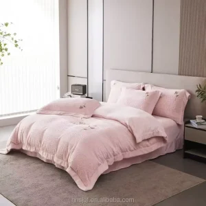 Floral Pattern Woven Light color Series of Comfortable Household Textiles for Bedding Set