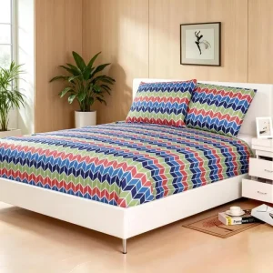 Floral Print 500TC Thread American Style Custom Design Bedsheets Duvet Cover Home Textile Bedding Set