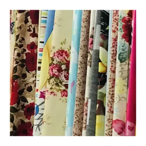 Floral Print Home Textile 100polyester Custom Micro Fiber Fabrics for Pillow Covers